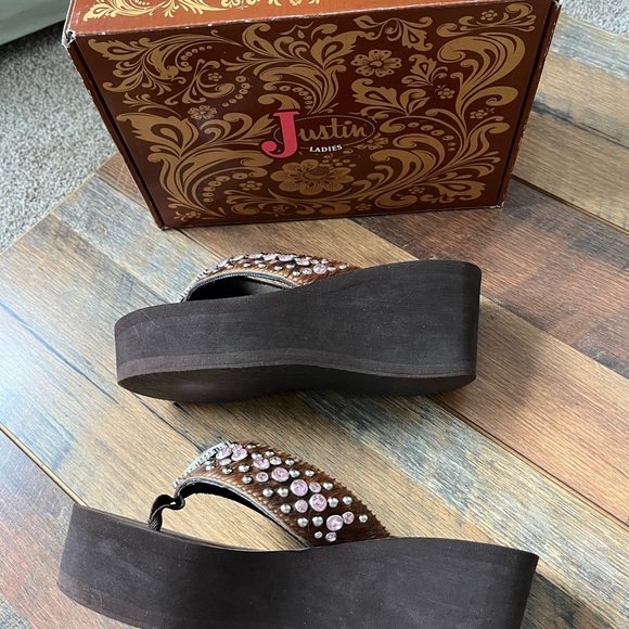 Justin wedge flip flops - Picture 4 of 9